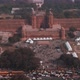 Red fort (Lal Qila) in Delhi, India, 4k aerial drone footage - VideoHive Item for Sale