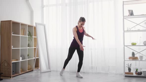 Dance Teacher Training Coach Woman Demonstrating