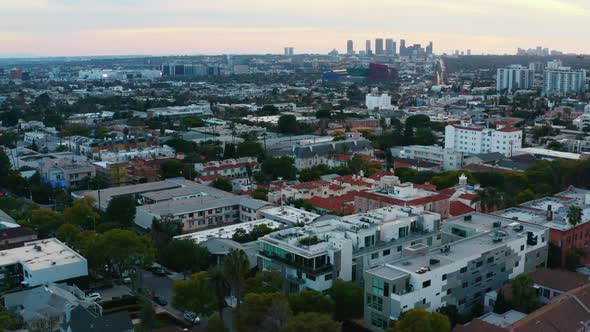 Sunset in Los Angeles