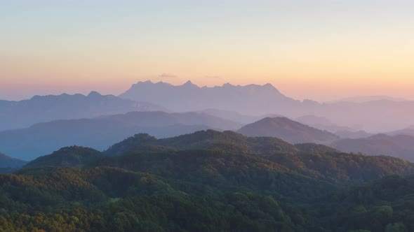 Beautiful landscape at Doi Kham Fah Viewpoint.