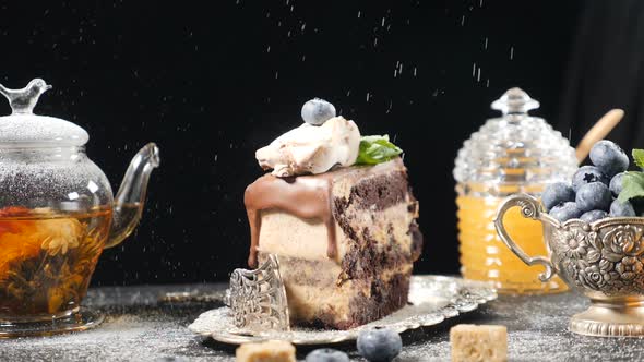 Slow Motion Food Video Concept