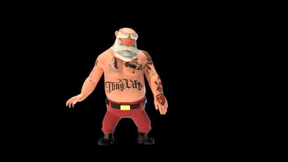 Hip Hop Dance Santa