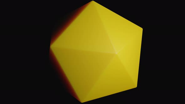 Rotating 3d Hexagon Shape