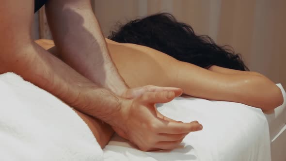 Woman Having Massage