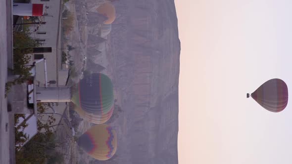 Balloons in Cappadocia Vertical Video