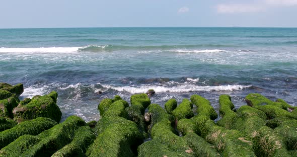 Laomei Green Reef in Taipei City of Taiwan