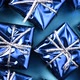 Blue Gift Boxes on Blue Color Background. Christmas and New Year Rotating Backdrop. Present - VideoHive Item for Sale