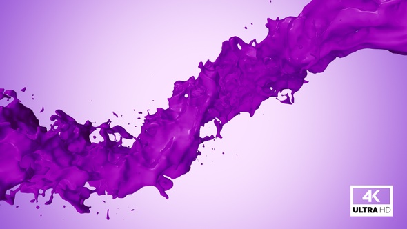 Twisted Purple Paint Splash V2