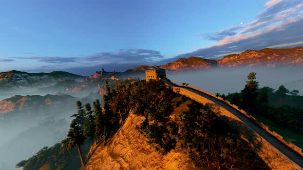 Sunrise on the Great Wall