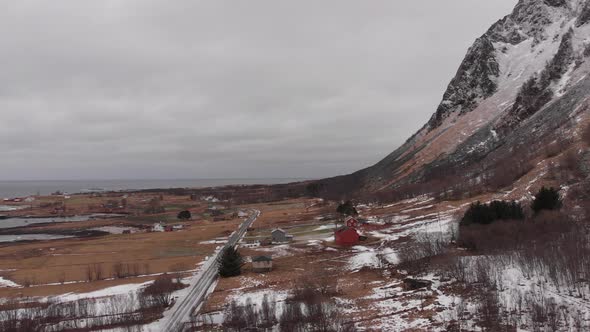 Coastal landscape in the lofoten islands - Andoya island