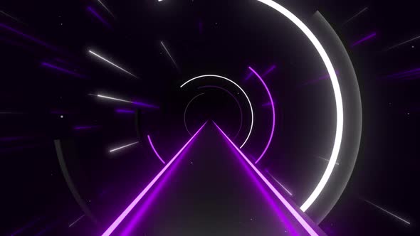 Space Road Tunnel VJ Loop