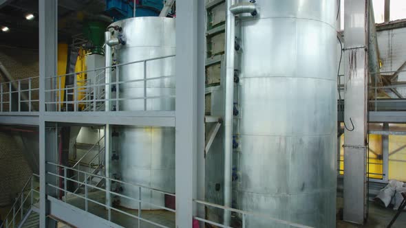 Large Containers are Used in the Food Industry for Various Liquid Processes