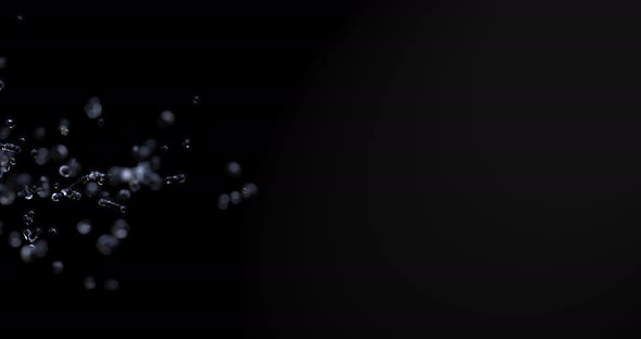 Water splashing explode from center around itself alt