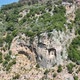 Dalyan,Mugla. Turkey. Shooting of Dalyan Rock Tombs with drone. Kaunos ancient city aerial view. - VideoHive Item for Sale