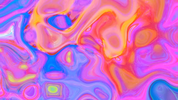 Abstract Background colorful Wavy Clean marble trendy Liquid Animation