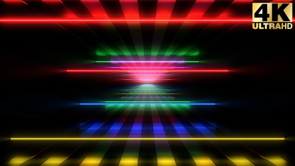 8 Colorful Laser Tunnel Pack