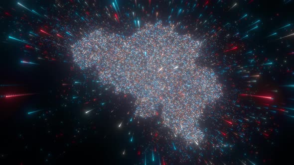 Abstract Map Of Belgium 4k alt