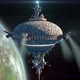 Alien UFO Passing Earth - VideoHive Item for Sale