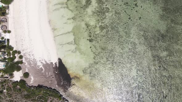 Ocean Landscape Near the Coast of Zanzibar Tanzania