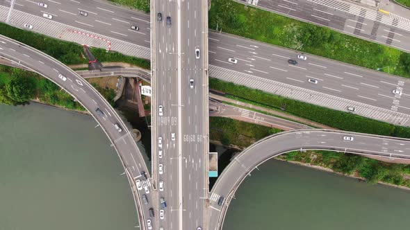 Korea Seoul Seongsu Bridge Intersection Road Traffic