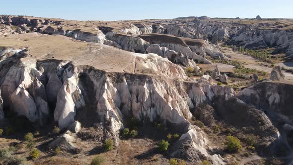 Aerial View Cappadocia Landscape