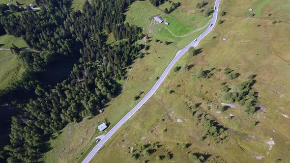 Scenery of the Grossglockner High Alpine Road in Austria