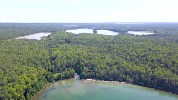 Manitoulin Island Aerial Ontario Lake Huron