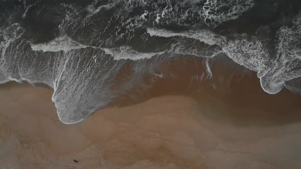 Birds eye view of a beach