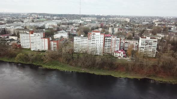 The city of Vitebsk along the Western Dvina River