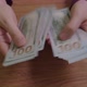 Hands Counting Hundred Dollars Money - VideoHive Item for Sale