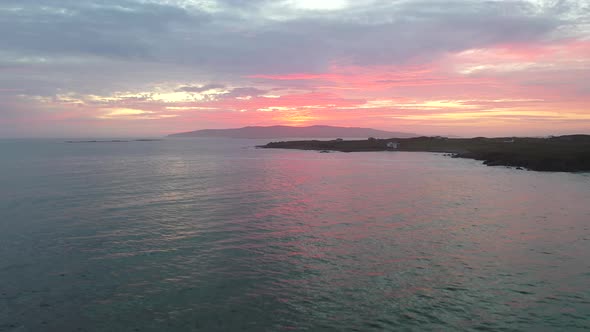 Aerial View of Aran Island  Arranmore  County Donegal Ireland