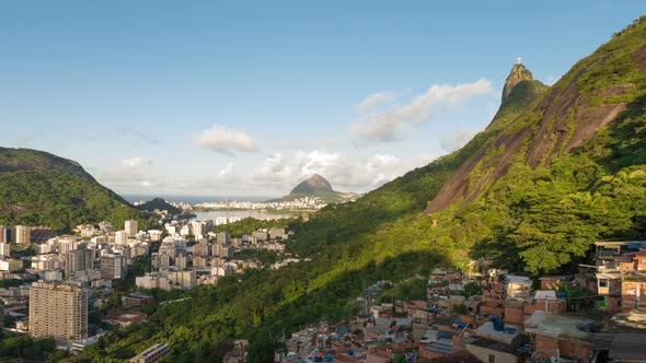 Sunrise time-lapse of Rio from the hills behind the city.