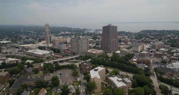 Flying Away from New Rochelle and Echo Bay in New York