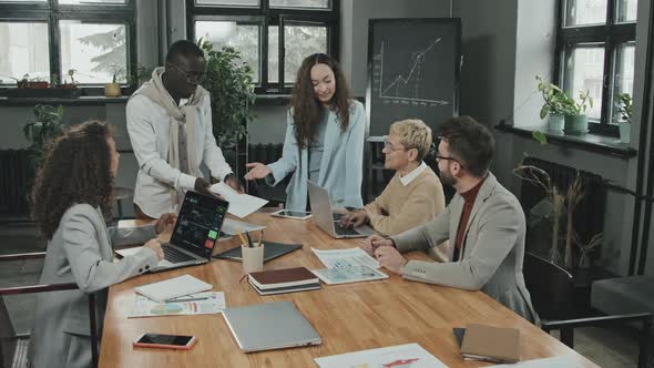 Portrait Of Young Team of Coworkers Smiling