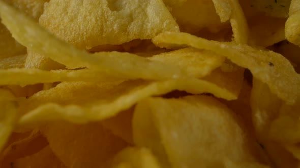 Heap of Crunchy Salty Chips
