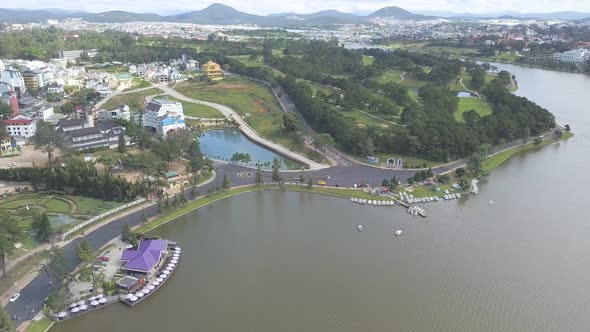 Beautiful lake in Da Lat