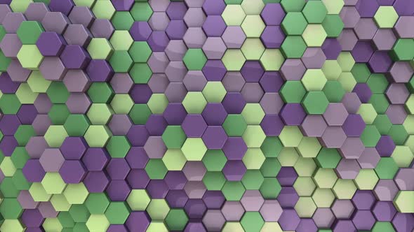 Hexagon Background Lavender 