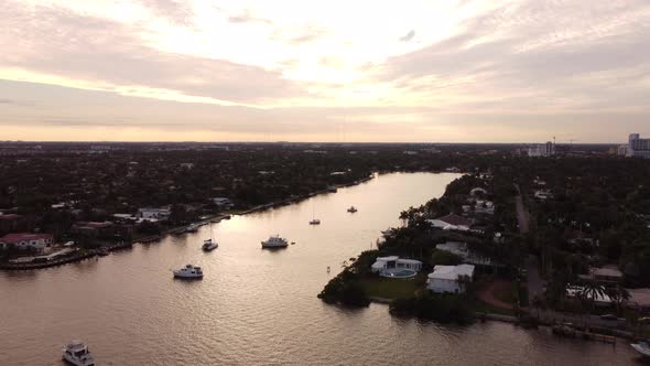 Drone Video Hollywood Lakes Fl Usa