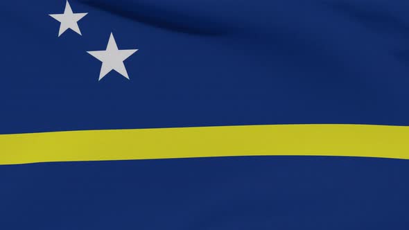 Flag Curacao Patriotism National Freedom Seamless Loop