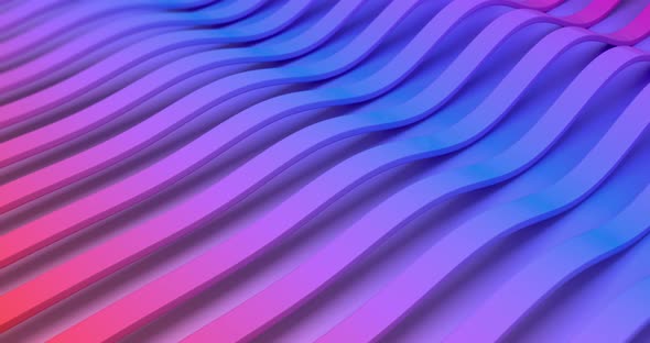 Colorful Waves Background Loop 4k