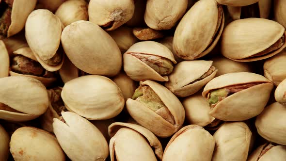 Roasted Pistachio Nuts As Food Background