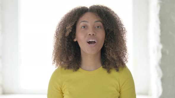 African Woman Talking on Online Video Call