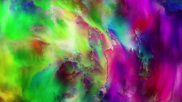 4K Abstract Colorful Liquid Background Animation