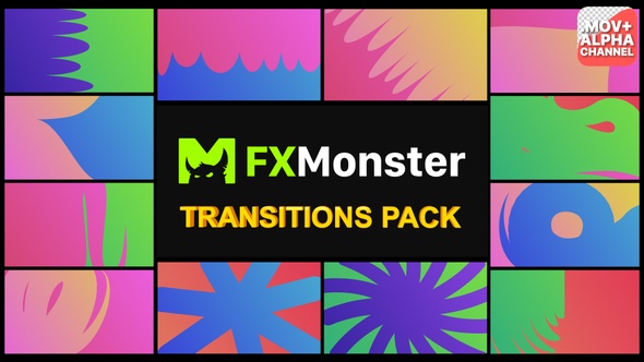 Colorful Transitions | Motion Graphics alt