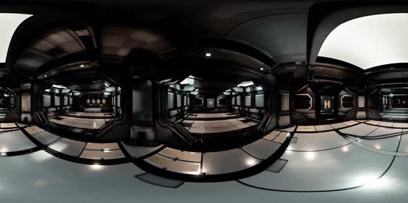 Vr360 View of Spaceship Interior alt
