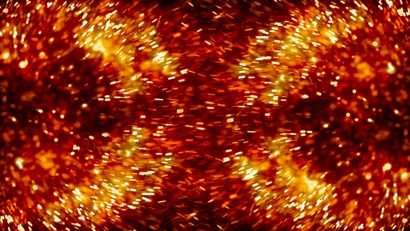 Golden Particles Explosion V11
