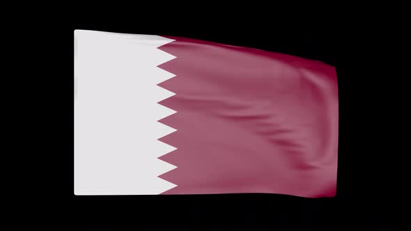 Qatar Flag Alpha