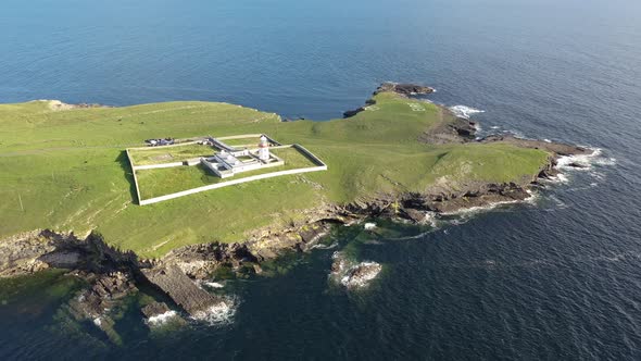 Aerial View of the Beautiful Coast at St. John's Point, County Donegal, Ireland