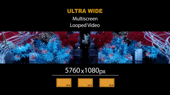 Ultra Wide HD Luxury Magic Garden Hall 13 alt