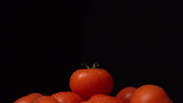 Washed Tomatoes on the White Surface for Making Salad
